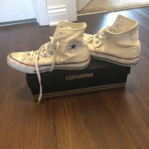 White High Top Converse